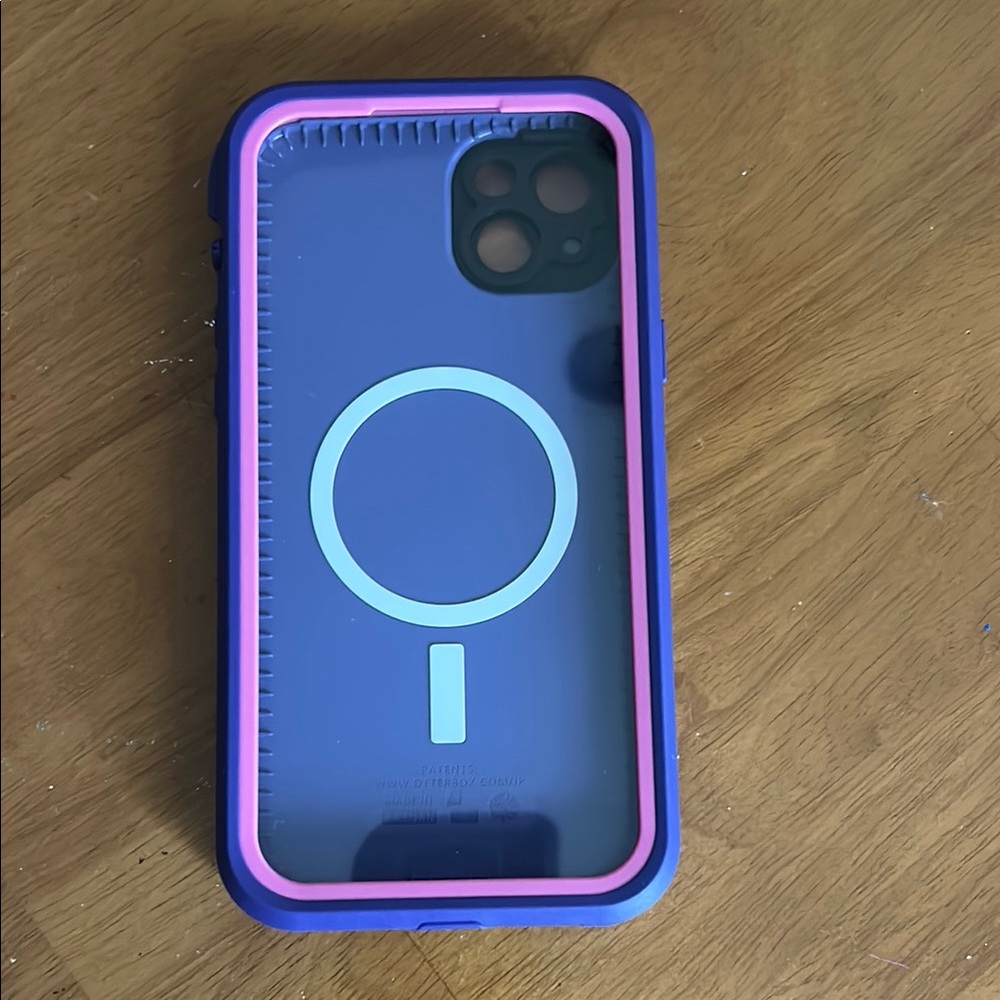 Otterbox FRE Protective purple and Pink Phone Case for iPhone 14 Plus